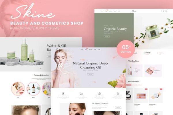 Skine - Beauty & Cosmetics Shop Shopify Theme