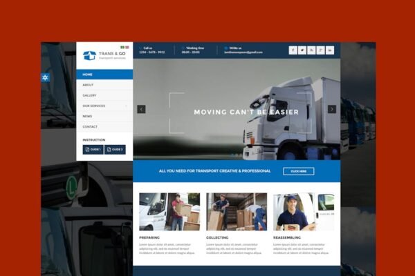 TransGo - Transport & Logistics Joomla Template