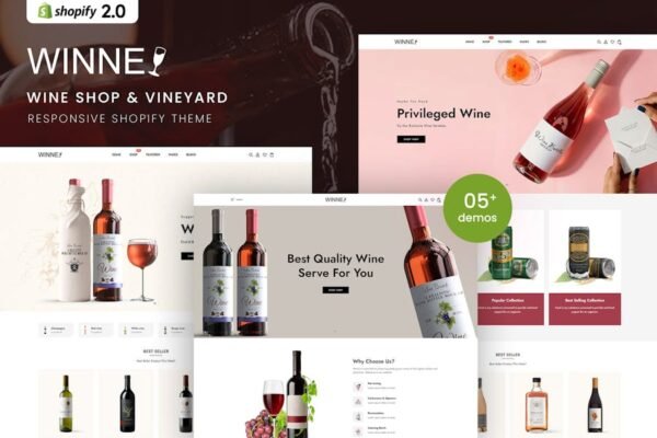 Winne - Wine & Winery Responsive Shopify 2.0 Theme