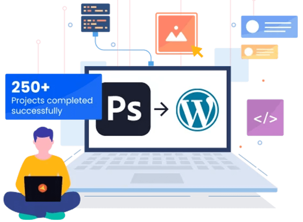 Custom PSD To WordPress Conversion Service Provider In Balasore Odisha India